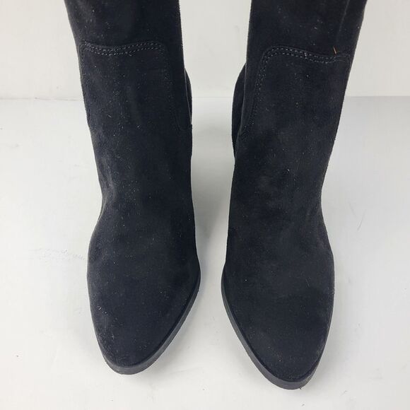 BP. Luke Over The Knee Tall Boots Black Faux Suede Size 6M - Picture 12 of 16